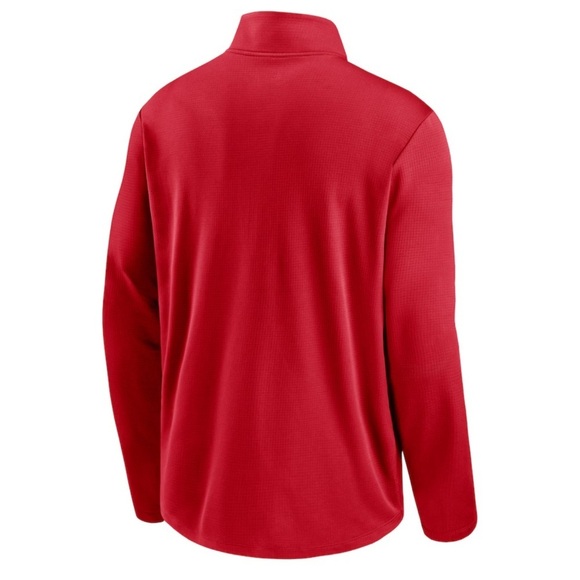 Men’s NIKE Atlanta Braves Agility pacer lightweight half zip top- Size medium - Picture 3 of 10